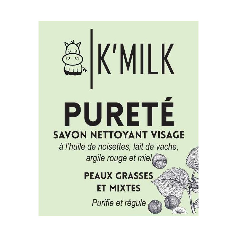 PURETÉ - Savon nettoyant visage