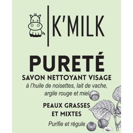 PURETÉ - Savon nettoyant visage